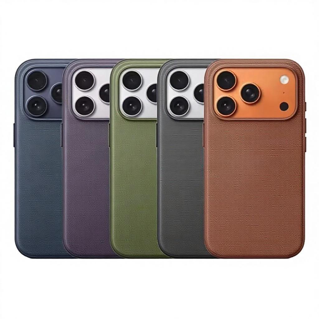 For 17 Promax/Air/Pro Magnetic Animal Design Technological Fabric Phone Case with AI Button