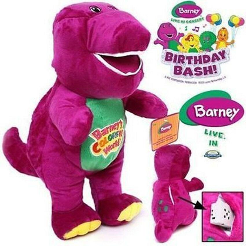 Sing Barney Purple Song Plush Doll Toy Fan Gift Cute Design Soft Interesting