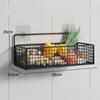 Кухонная стойка для хранения без перфорации, зеленый лук, имбирь, настенная, корзина для хранения овощей без жидкости, стойка для тарелок с приправами