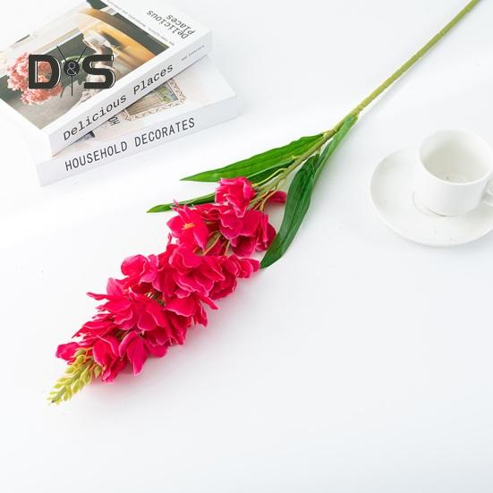 1 ветка, простая в обслуживании имитация цветка, реалистичная элегантная свадебная вечеринка, искусственный букет цветов гиацинта