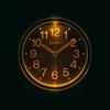 Seiko Clock Alarm Clock Table Clock Automatic Lighting Analog Light Concentrating Resin Dial Visible Even At Night Light Gold Pearl 116 X 115 X 81mm