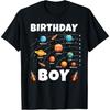 Birthday Boy Shirt Space Planets Birthday T-Shirt
