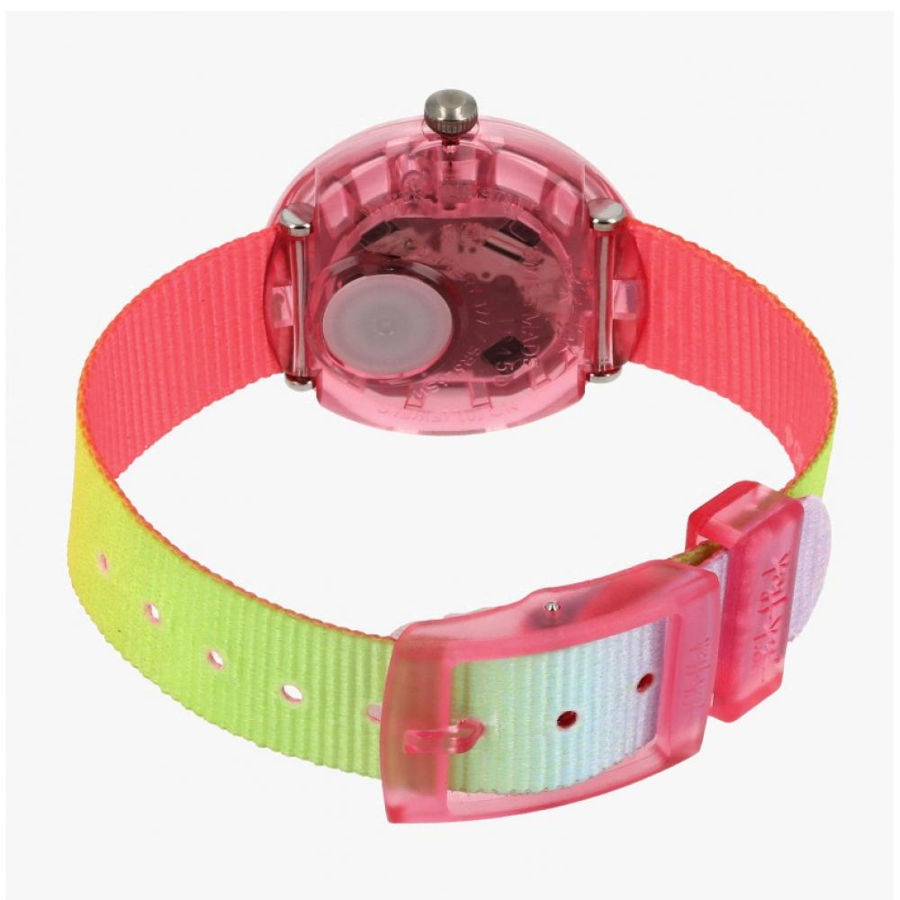 Flick Flack Fpnp110 Color My Life Shades Of Rainbow Kids Nato Watch