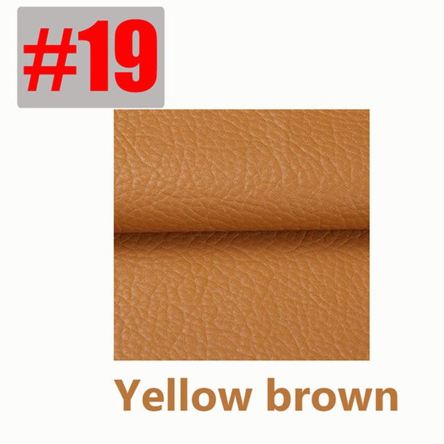 50X135CM Length PU Leather Self Adhesive Fix Subsidies Simulation Skin Back Since the Sticky Rubber Patch Leather Sofa Fabrics
