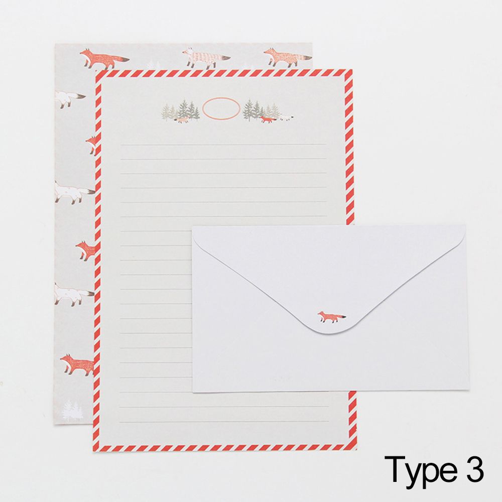 Printing Floral Pattern Variety Designs Writing Paper 6PCS Letter Stationery With Envelopes 3PCS