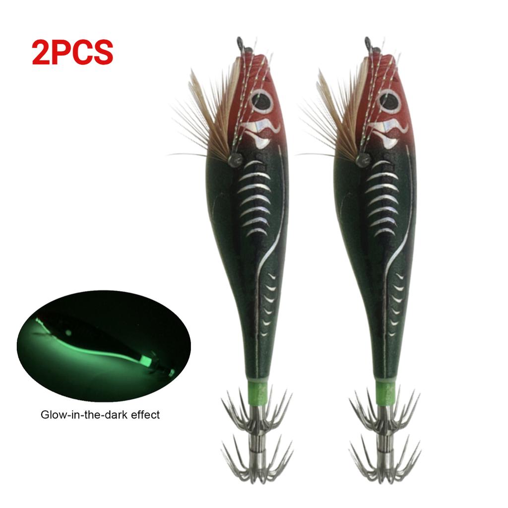Светящаяся рыболовная приманка, светящаяся в темноте приманка для креветок, приманка для джиговой ловли, приманка для рыбалки в виде кальмара для осьминога, поддельные рыболовные снасти для каракатицы, жесткая наживка, морские приманки, снасти