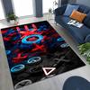 3D Зона Ретро Игрока Игровой Джойстик Мультяшный Ковер для Игровой Комнаты для Спальни Гостиной Дивана Дома Придверный Коврик Декор, Детский Нескользящий Напольный Коврик