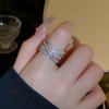 Любовь zir*****пен кольцо-подсветка роскошный темперамент высокое чувство кольцо на указательный палец нишевый дизайн кольцо женщина