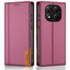 Чехол-книжка для кошелька для Xiaomi Redmi Note 14 Pro Plus 13 12 11 14C 13C из ПУ кожи с блокировкой RFID, держатель для карт, задняя крышка