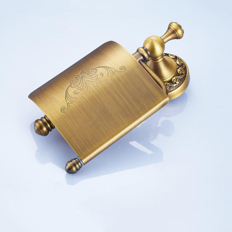Держатели для бумаги из цельной латуни, античная бронза, держатель для рулонов полотенец, настенная вешалка для бумаги, аксессуары для ванной комнаты, держатель для бумажных салфеток 3708F