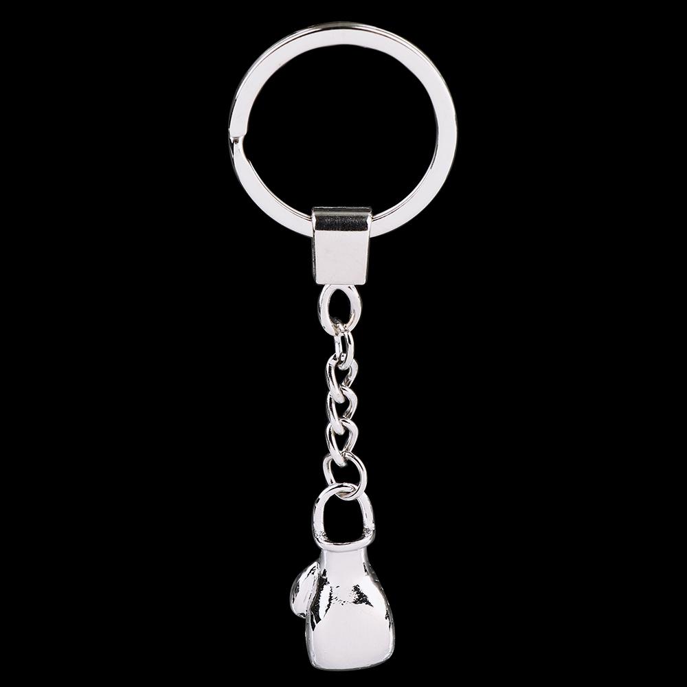 New 1PC Cute Dreamed Zinc Zinc Alloy High Quality Metal Car Gift Key Ring Keyfob Boxing Gloves Keychain