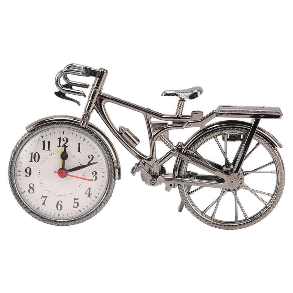 Black Table Alarm Clock Decorative Ornament Desktop Alarm Clock Bike Alarm Clock Dormitory Room