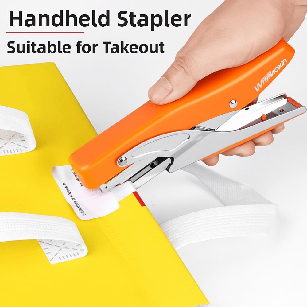 Portable Labor-Saving Stapler Hand Operated Book Binding Machines Office School Use