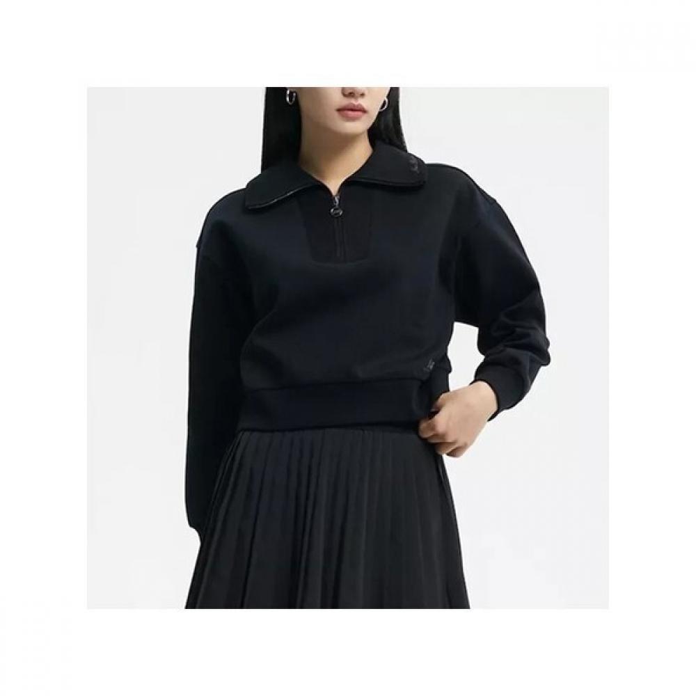 New Balance Half Club New BalaNce WomeN S SigNature Полукроп-толстовка с застежкой-молнией на половину длины N