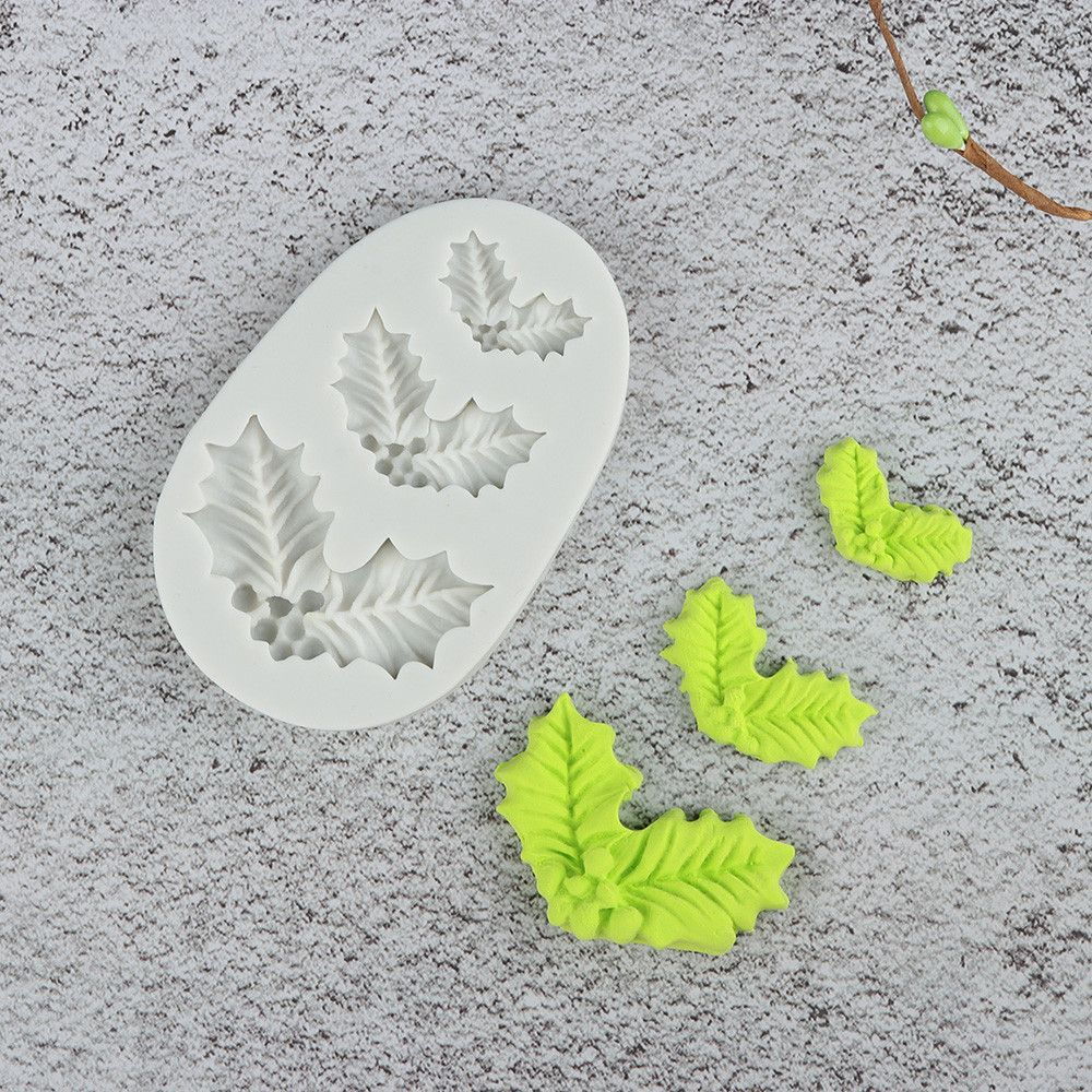Decoration Tools Fondant Cake Cake Decoration Silicone Molds Chocolate Leaf Mold Christmas Tree