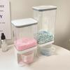 Transparent Wall-Mounted Dustproof Storage Jar With Cup Suitable For Storing Laundry Beads Fragrance Beads Washing Powder
