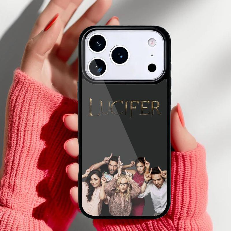 Чехол для телефона American TV Series Lucifer для iPhone 17 16 15 14 13 Pro Max Задняя крышка для 12 11 Pro Coque