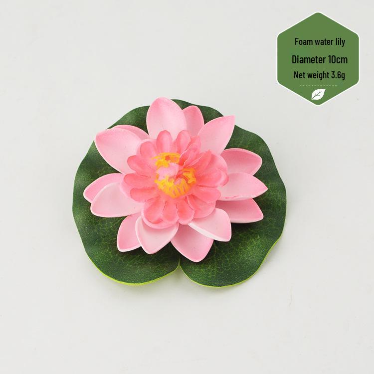 Искусственные листья и цветы лотоса для декора аквариумов и гостиных