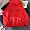 Charlie Kirk FREEDOM Hoodie Print Sweatshirts Men/women Long Sleeve Pullovers Aesthetic Winter Clothing Oversized Pullovers