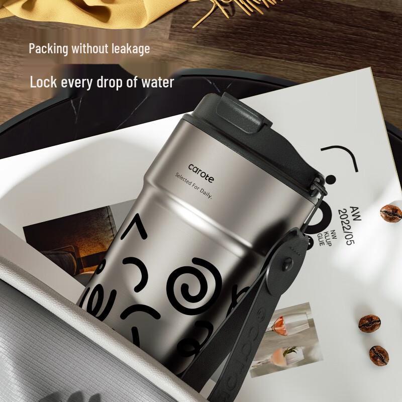 Carote Insulated Stainless Steel Dual-Drink Tumbler