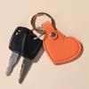 Кожаный брелок для ключей, модный кожаный брелок в форме сердца, женский автомобильный держатель для ключей, брелок для ключей, сумка для ключей, подвеска для автомобиля, подарок