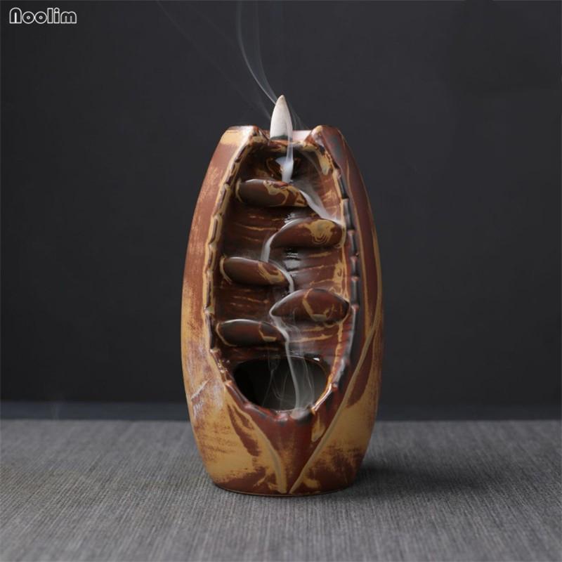 Подставка для благовоний «Горная река» – керамическая дымовая горелка и подставка для кадила