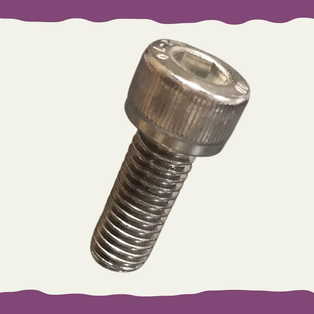 Wanda-b Обратная резьба (Левая резьба) Болт с шестигранной головкой 8 мм из нержавеющей стали, набор из 2 шт. для зеркала заднего вида мотоцикла, скутера