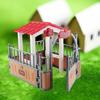 Farm Horse Stable Enclosure Kit for Miniature Landscape Decor