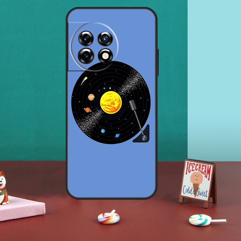 Vinyl Record Retro For OnePlus 13R 12R 10R 13T 10T 8T 11 12 13 15 Case For OnePlus Nord 5 CE 2 3 4 Lite N20 N30