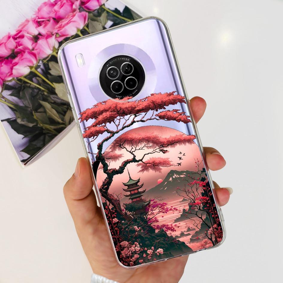 Чехол для Huawei Y9a Чехол-обложка Для Huawei FRL-22 FRL-23 FRL-L22 FRL-L23 Nova Y9a Чехол для телефона Мягкий силикон Прозрачная защита Funda Capa