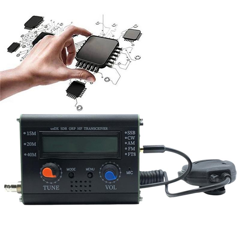 ABUO-USDX SDR ORP Трансивер R1.02W 5 Вт 40 м 15 м 20 м 3 диапазона SDR Все режимы USB, LSB, CW, SSB QRP Трансивер с микрофоном