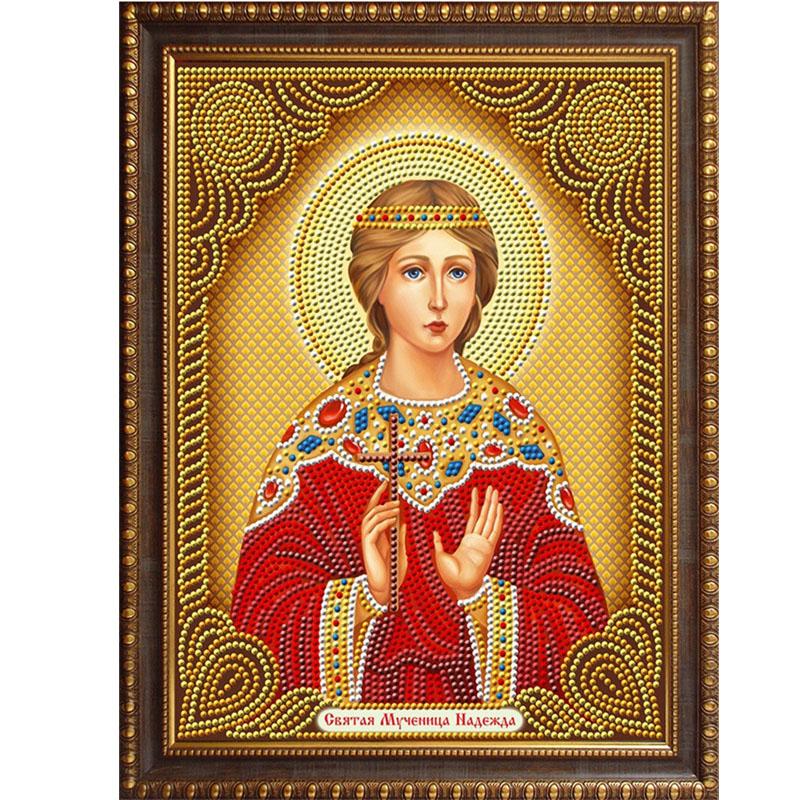 5D Алмазная картина Дева Мария Религиозная Алмазная вышивка крестом Вышивка Домашний декор Картина