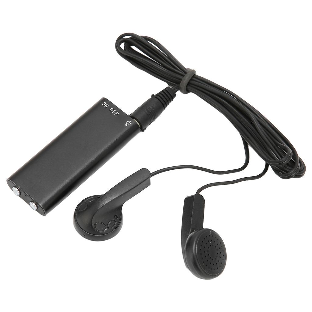 Voice Recorder HD Noise Reduction Voice Activated USB Charging Mini Sound Recorder for Meetings