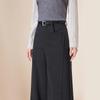 IEF Women's Korean Style Wool Blend Wide-Leg Pants