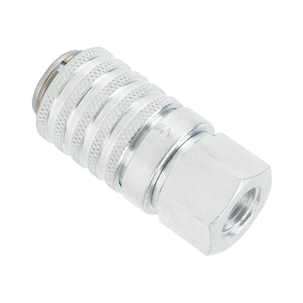 PD242 Series Test Port Steel 14in 18NPTF Thread Impact Resistance Rustproof Quick Coupler for