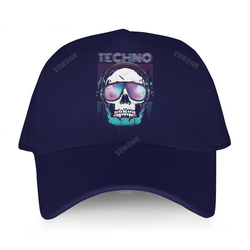 Модный бренд Бейсболки sunmmer Snapback Hat унисекс Awesome Techno Music Skull Head Взрослые новейшие кепки для гольфа Дышащие шапки