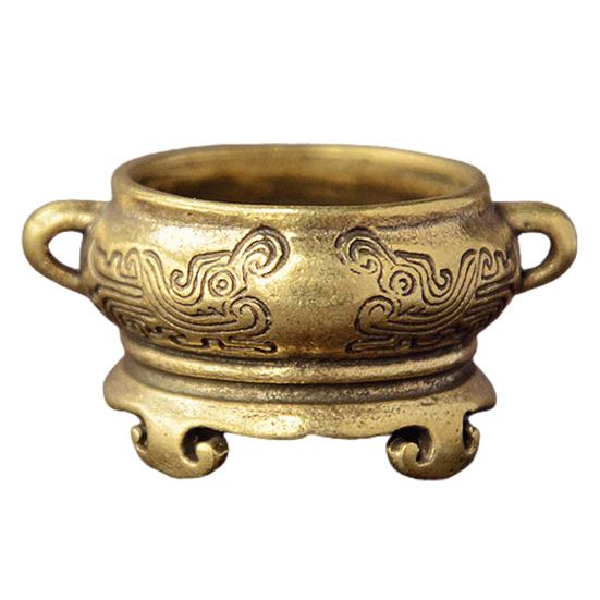 Держатель для благовоний с узором лотоса, облегчение беспокойства, латунная нежная латунная палочка для рукоделия, курильница для украшения