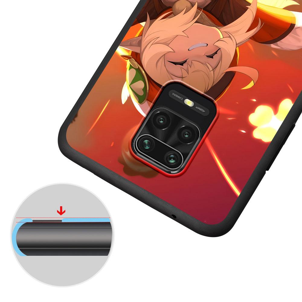 Чехол Klee Genshin Impact для Xiaomi Redmi Note 8 10 10S 11 9 11S 7 12 Pro Plus 12S 9S 8T 11E Pro 11T Мягкий черный чехол для телефона из ТПУ