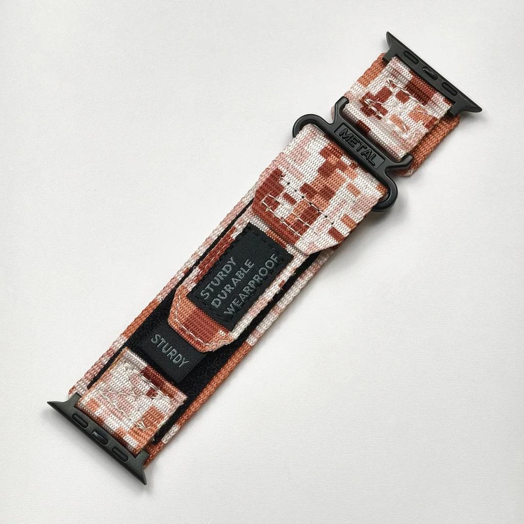 НОВЫЙ спортивный нейлоновый ремешок для Apple Watch Band Ultra 3 49 мм 46 мм 42 мм 45/44/41 мм 40 мм Браслет для Iwatch Серии 11 10 9 8 7 6 SE3