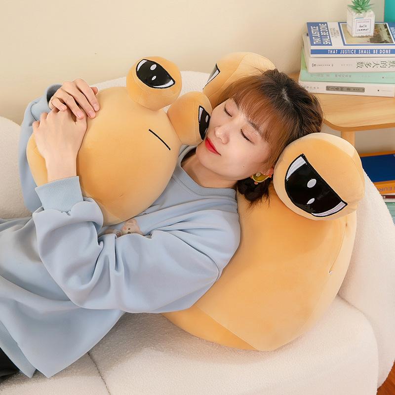 Новая кукла Pou Плюс Мой питомец Инопланетянин Большеглазая Плюшевая игрушка Милая Периферийная кукла Премиум Прочное качество Полезная Практичная