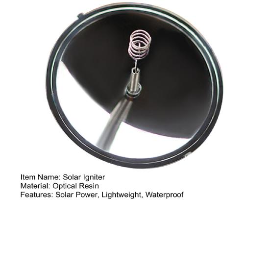 Солнечное искровое зажигание для кемпинга, портативное и легкое устройство аварийного зажигания для выживания в кемпинге, ветрозащитный воспламенитель, аварийный комплект для путешествий