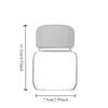 300ml Glass Water Cup Transparent With Scale Mini Leak-proof Breakfast Cup Portable Juice Mug Drink Container Travel Home Gift