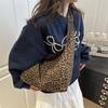 New Women's Bag Leopard Print Cloth Bag Women's Fashionable Large-capacity Shoulder Bag Simple Lazy Tote Bag