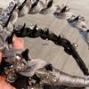 Корейская тюлевая повязка на голову со стразами: Элегантный, Роскошный Аксессуар для Волос
