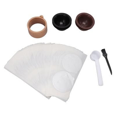 Одноразовые алюминиевые фольгированные крышки для кофейных капсул с деревянной подставкой для самоклеящихся Vertuoline