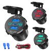 12V 24V Multiple USB Outlet PD 20W USB-C Dual QC3.0 Ports with Power Switch Car USB Port 12V Socket for Car RV Boat Marine Truck