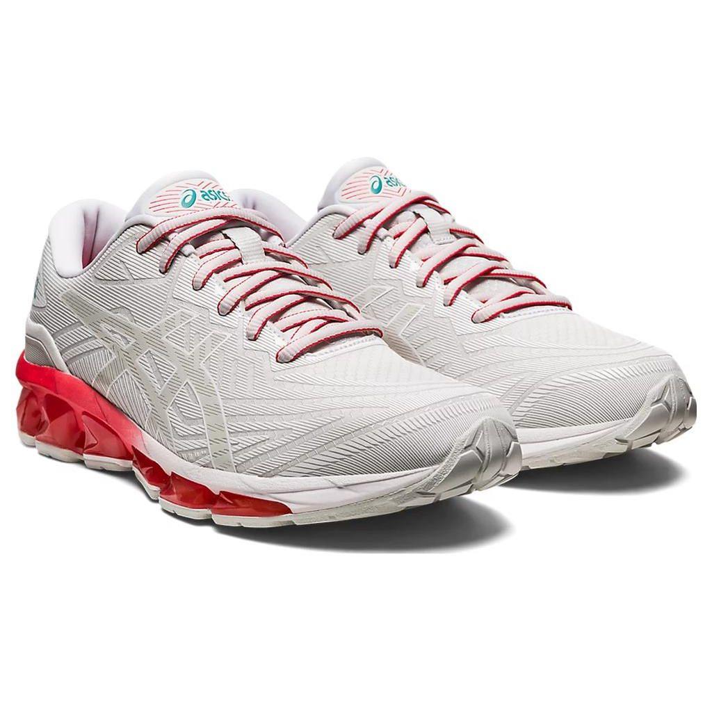 Asics Gel-Quantum 360 7 удобные прочные дышащие повседневные кроссовки с низким верхом мужские кроссовки белые красные 1201A698-021