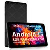 Android IPS Video No No Black 7-inch Wi-Fi Tablet, 15, 8GB+32GB, Display, 5GHz, Wi-Fi 6, E-Books, Manga, Streaming, GPS, SIM,