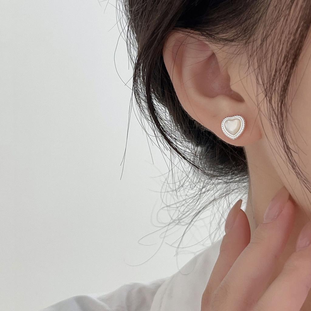 Love Stud Earrings Women's Xiaoxiangfeng Fashion Versatile Earrings New Earrings Gift