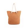 Sac Cabas en Paille - SCOOTER - MS2K075110 - Camel - Poignées en Corde - Doublure en Toile